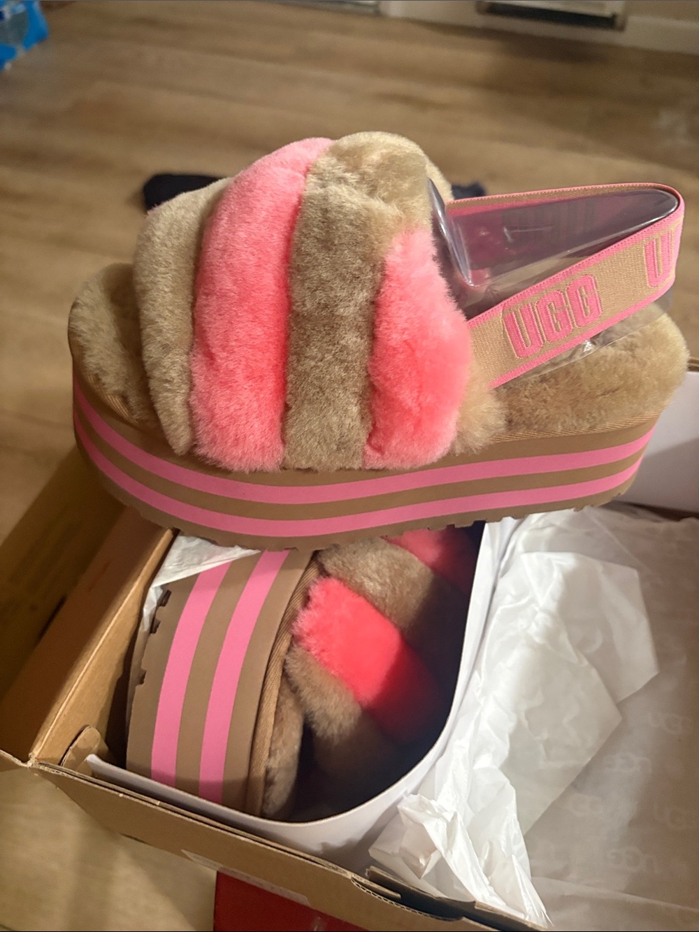 Uggs platform sandals